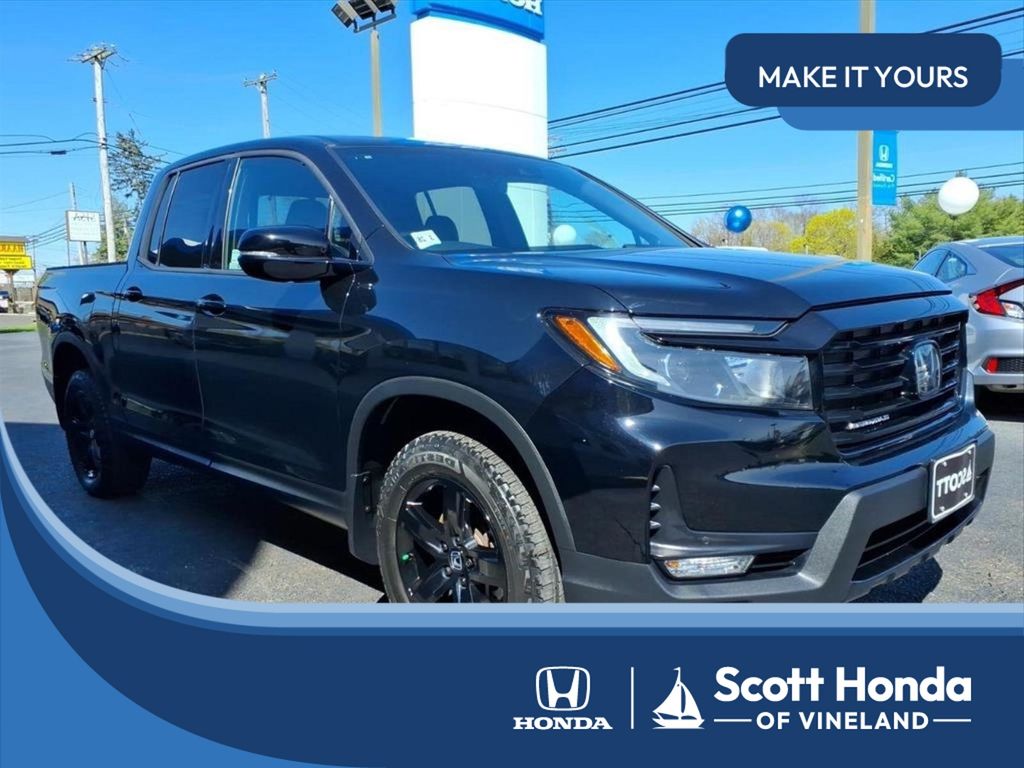 Crystal Black Pearl 2023 Honda Ridgeline Black Edition AWD Pickup Truck All-Wheel Drive 9-Speed Automatic