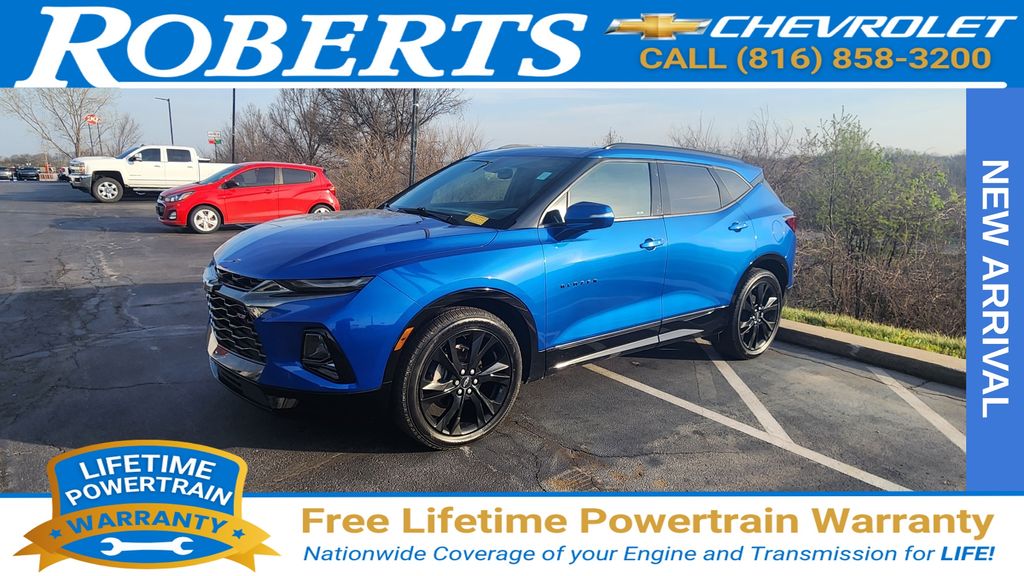 Kinetic Blue Metallic 2019 Chevrolet Blazer RS AWD SUV / Crossover All-Wheel Drive 9-Speed Automatic