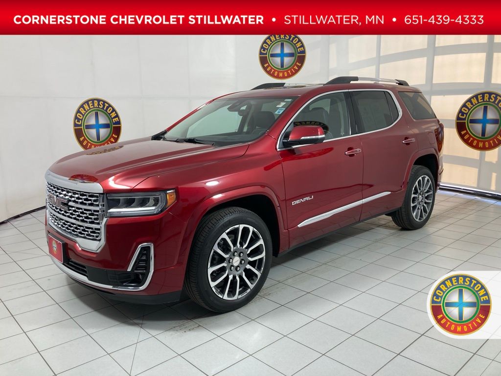 Cayenne Red Tintcoat 2022 GMC Acadia Denali AWD SUV / Crossover Four-Wheel Drive 9-Speed Automatic
