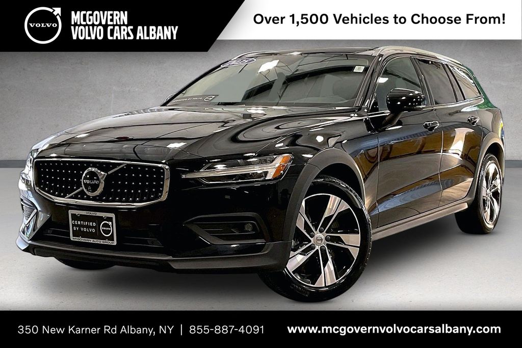 Onyx Black Metallic 2025 Volvo V60 Wagon All-Wheel Drive Automatic