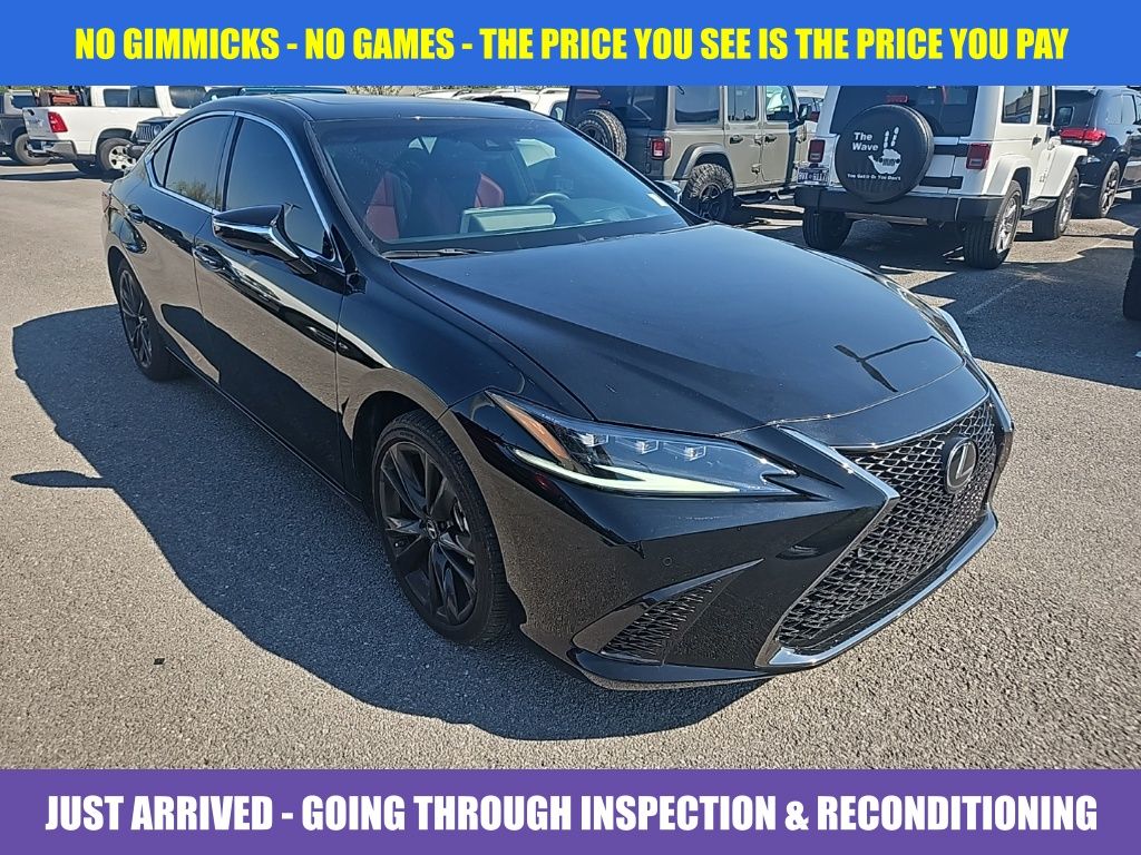 Black (Obsidian) 2024 Lexus ES 350 F Sport Handling FWD Sedan Front-Wheel Drive 8-Speed Automatic