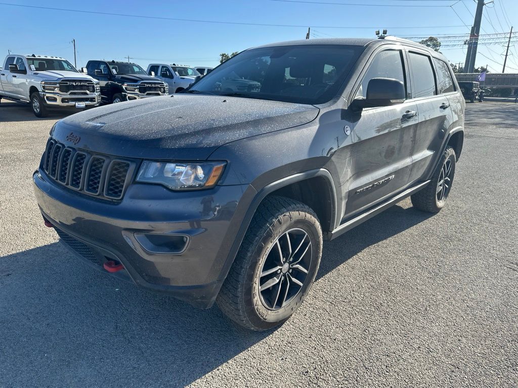 Gray (Granite Crystal Metallic Clearcoat) 2017 Jeep Grand Cherokee SUV / Crossover Four-Wheel Drive 8-Speed Automatic