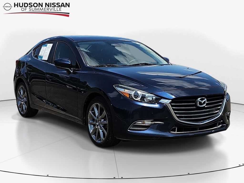Deep Crystal Blue Mica 2018 Mazda MAZDA3 Touring Sedan Front-Wheel Drive 6-Speed Automatic