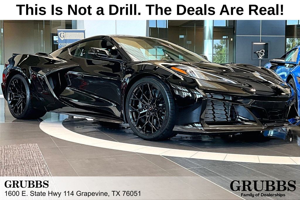 Black 2026 Chevrolet Corvette Coupe Rear-Wheel Drive 8-Speed Dual Clutch