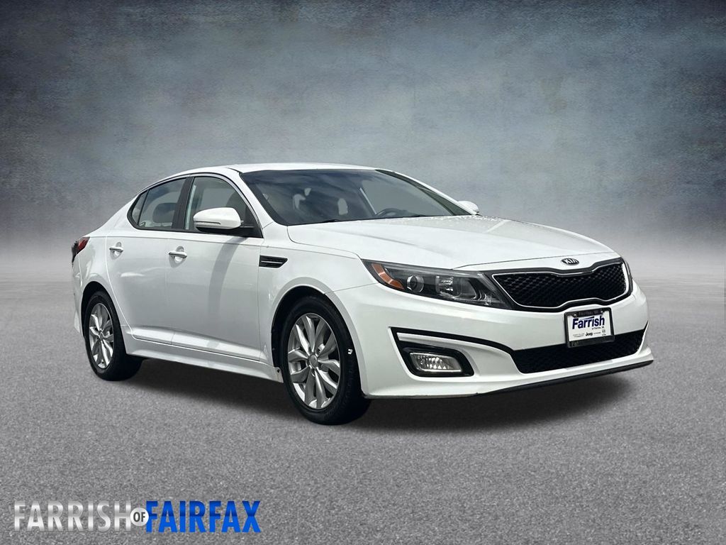 Snow White Pearl 2015 Kia Optima Sedan Front-Wheel Drive 6-Speed Automatic