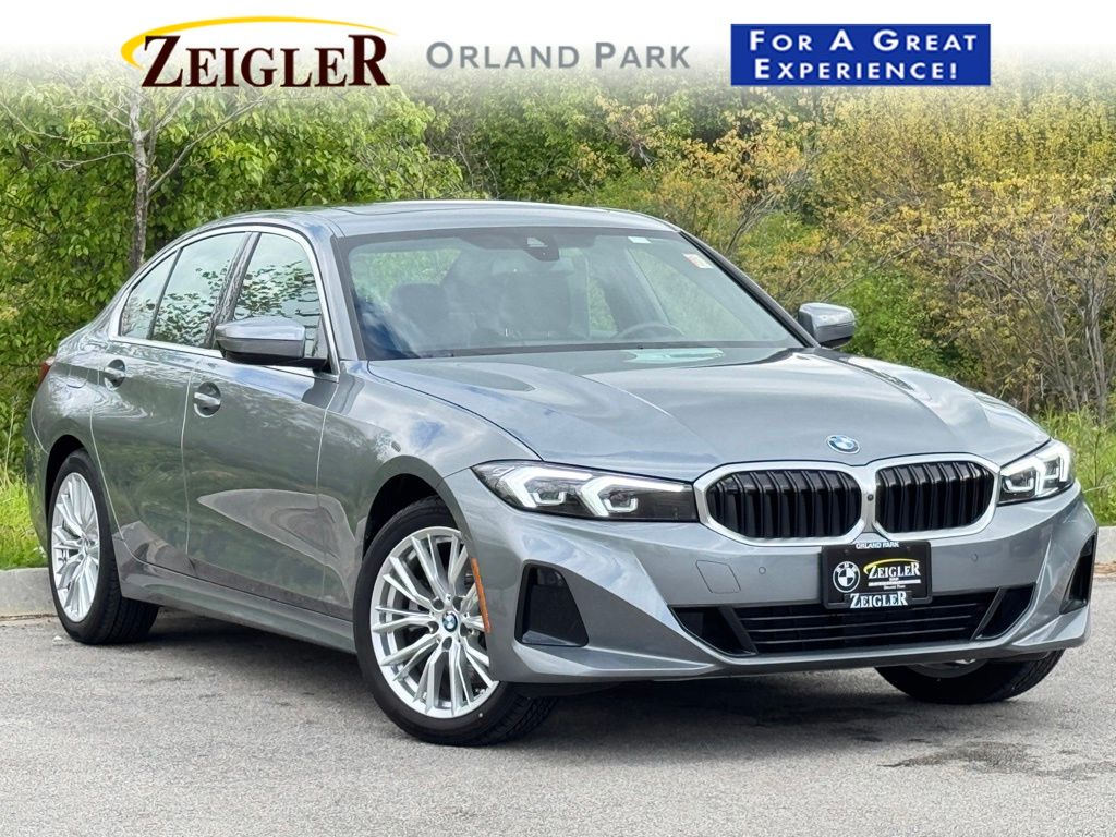 Skyscraper Gray Metallic 2024 BMW 3 Series Sedan All-Wheel Drive 8-Speed Automatic