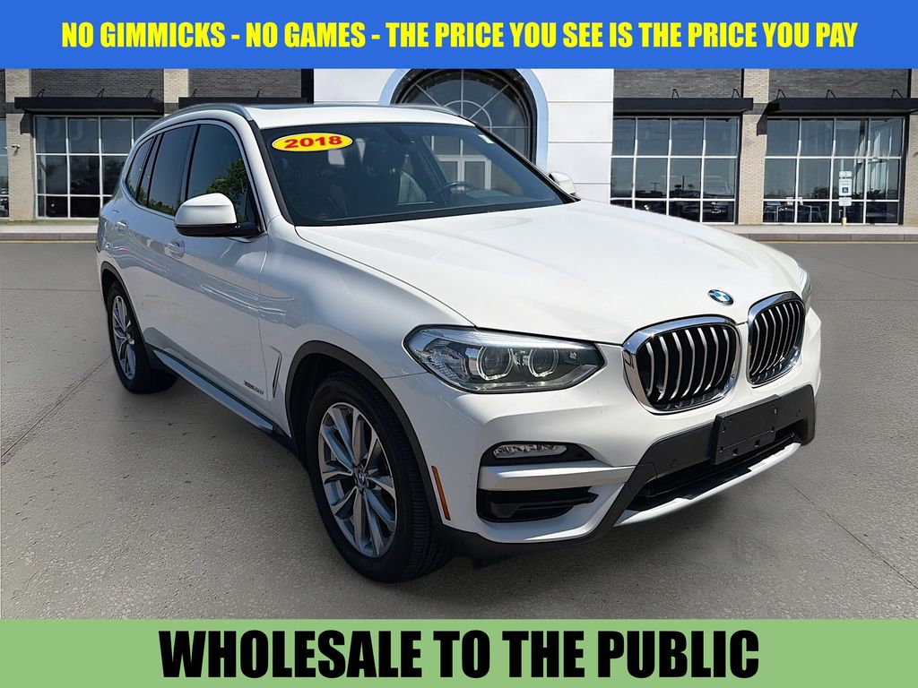 Alpine White 2018 BMW X3 xDrive30i AWD SUV / Crossover All-Wheel Drive 8-Speed Automatic