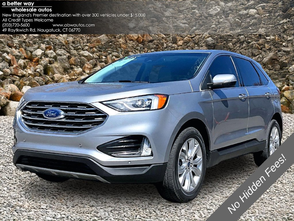 Silver Metallic 2021 Ford Edge SUV / Crossover Front-Wheel Drive 8-Speed Automatic