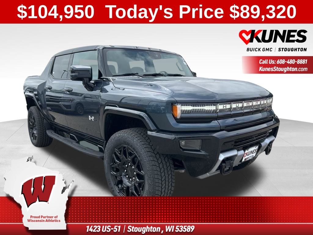 Gray (Graphite Blue Metallic) 2025 GMC Hummer EV Pickup Pickup Truck All-Wheel Drive 1-Speed Automatic