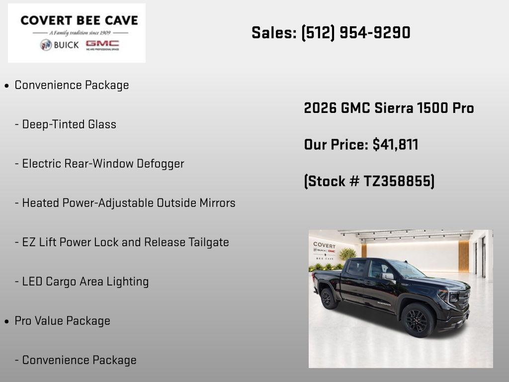 New 2026 Black GMC Pro image 21