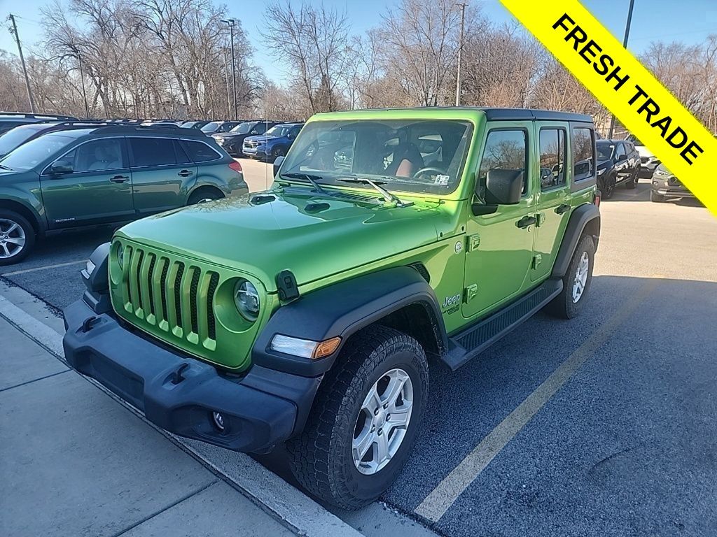 Mojito! Clearcoat 2018 Jeep Wrangler Unlimited Sport S 4WD SUV / Crossover Four-Wheel Drive 6-Speed Manual
