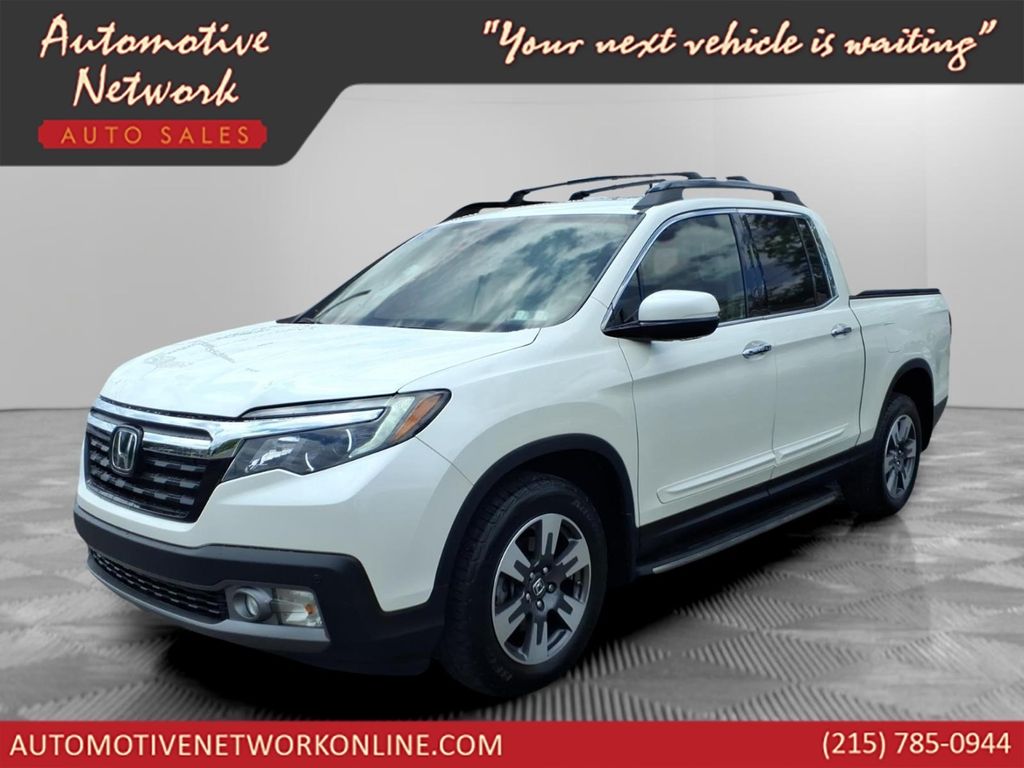 White 2017 Honda Ridgeline RTL-E AWD Pickup Truck All-Wheel Drive 6-Speed Automatic