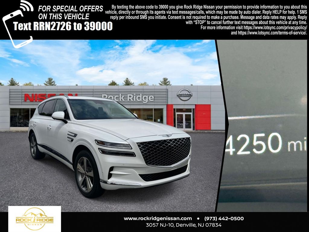 White 2024 Genesis GV80 SUV / Crossover All-Wheel Drive 8-Speed Automatic
