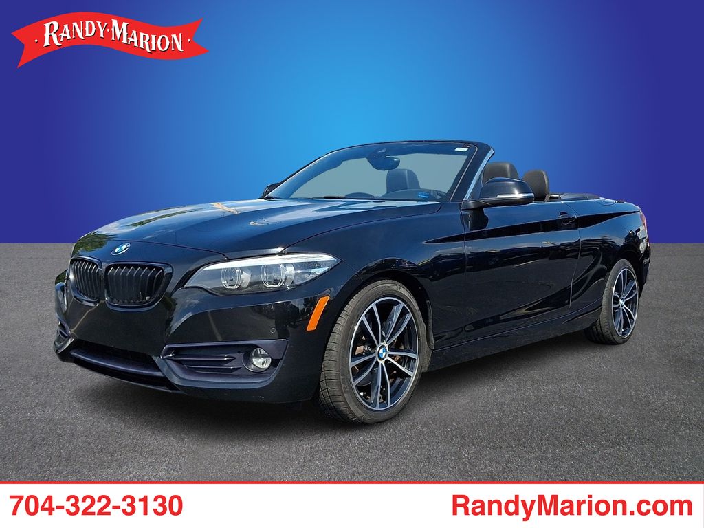 Jet Black 2020 BMW 2 Series Convertible All-Wheel Drive 8-Speed Automatic