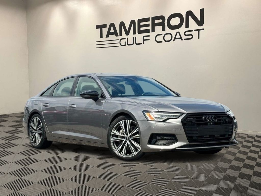 Typhoon Gray Metallic 2021 Audi A6 quattro Sport Premium Plus 45 TFSI AWD Sedan All-Wheel Drive 7-Speed Automatic
