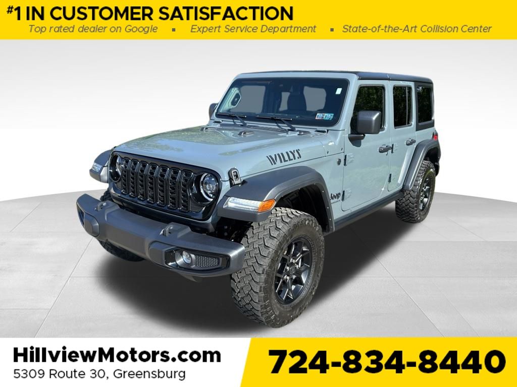 Anvil Clear Coat 2025 Jeep Wrangler SUV / Crossover Four-Wheel Drive 8-Speed Automatic