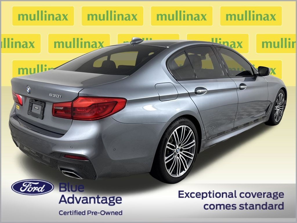 Certified Used 2018 Blue BMW 530i image 4