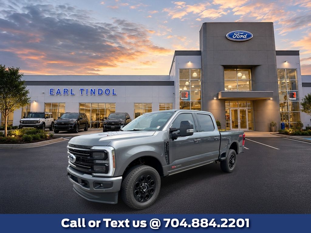 Gray Metallic 2025 Ford F-350 Super Duty Pickup Truck Four-Wheel Drive Automatic