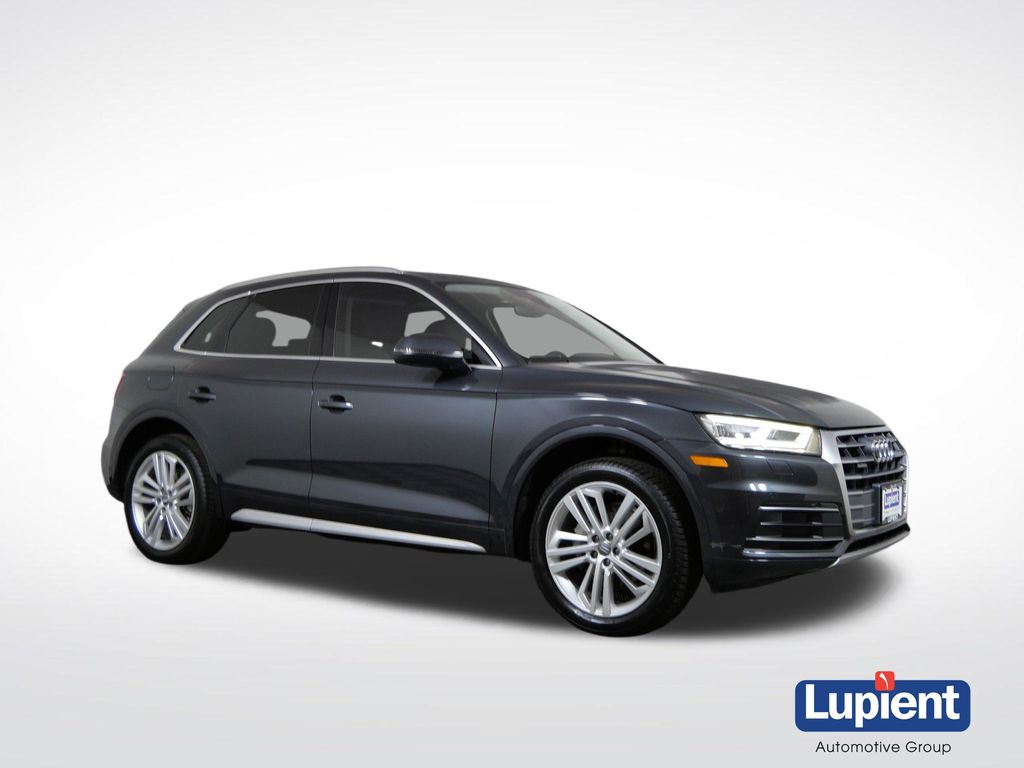 Gray Metallic 2018 Audi Q5 SUV / Crossover All-Wheel Drive 7-Speed Automatic
