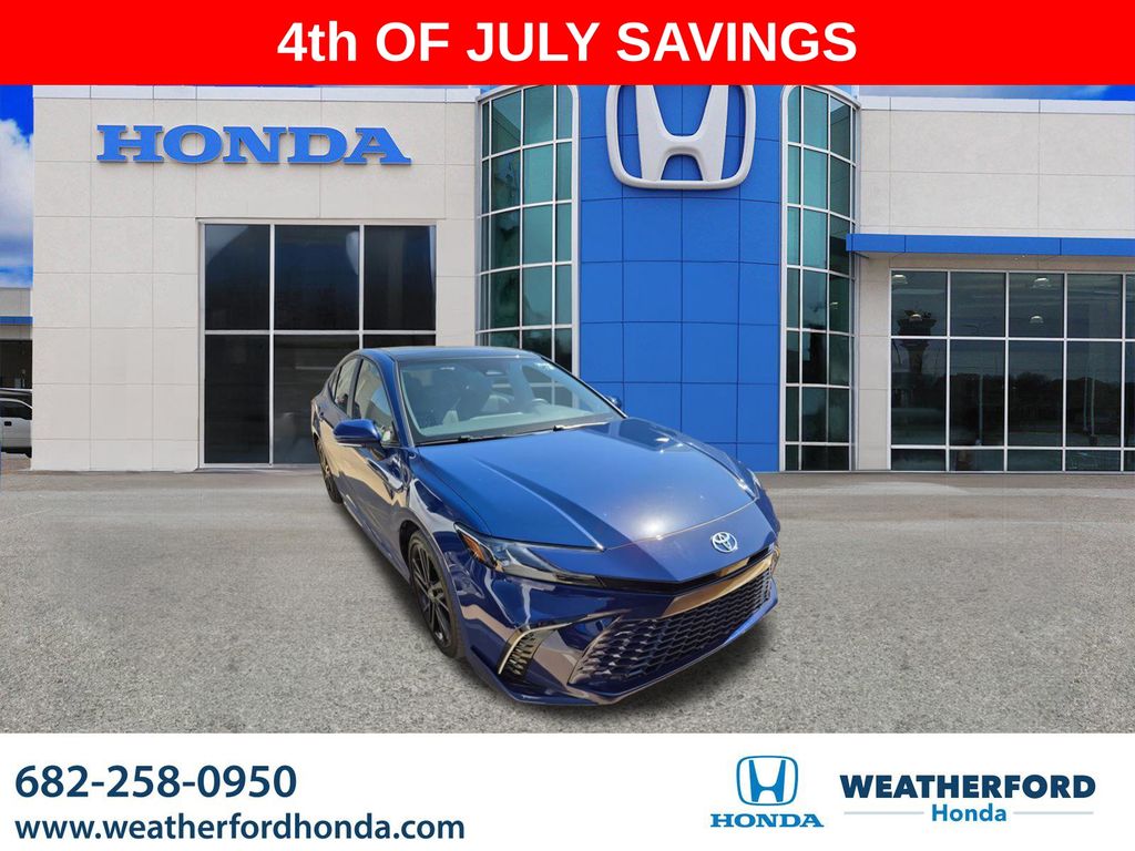 Reservoir Blue 2025 Toyota Camry Sedan Front-Wheel Drive Continuously Variable Transmission
