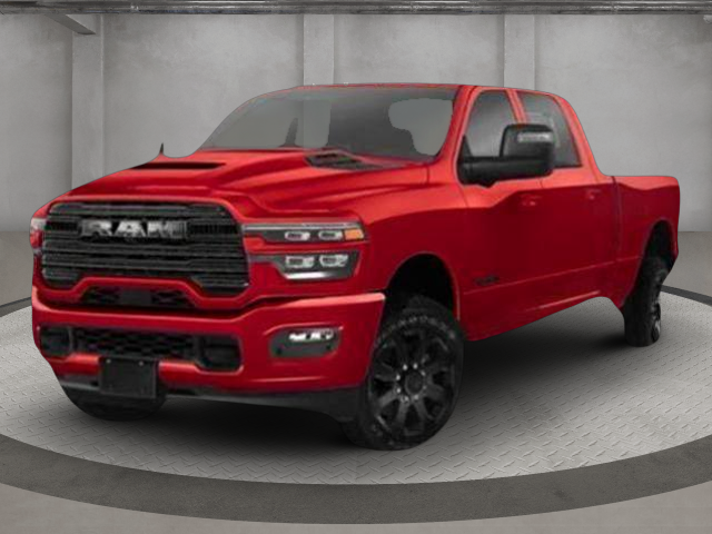 Molten Red Pearlcoat 2026 RAM 3500 Limited Mega Cab DRW 4WD Pickup Truck Four-Wheel Drive 8-Speed Automatic
