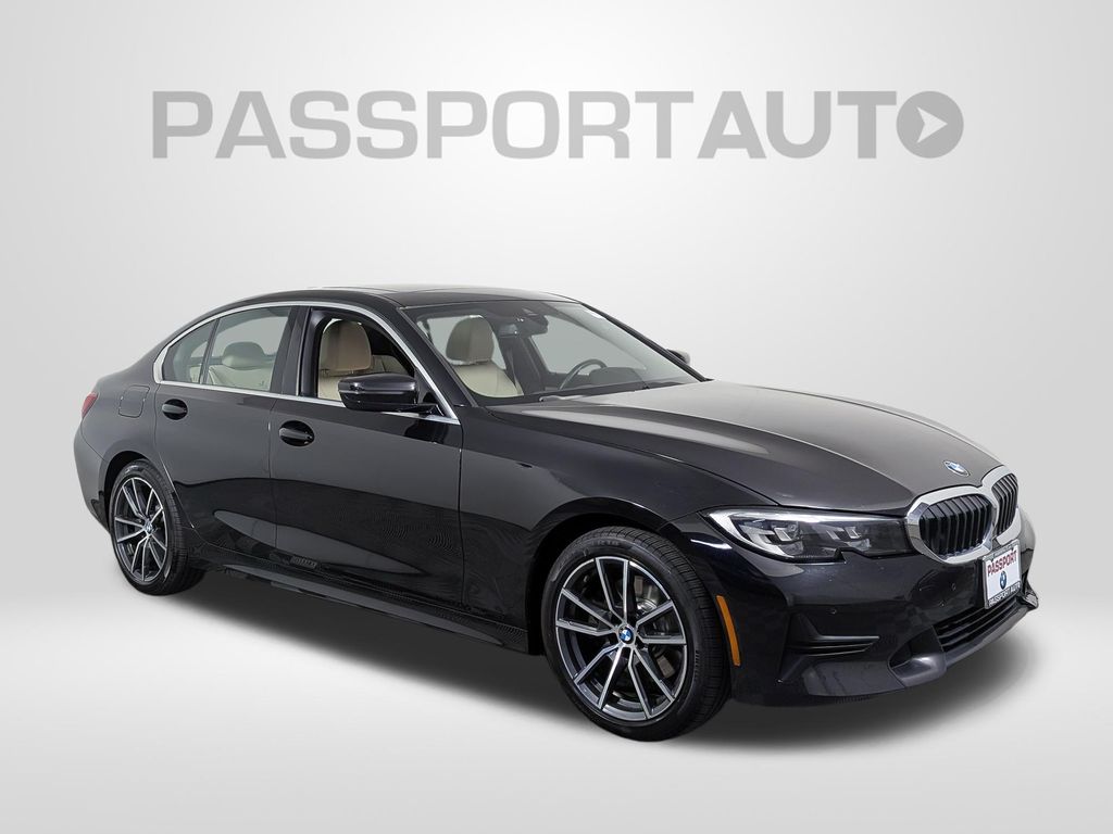 Jet Black 2020 BMW 3 Series Sedan All-Wheel Drive 8-Speed Automatic