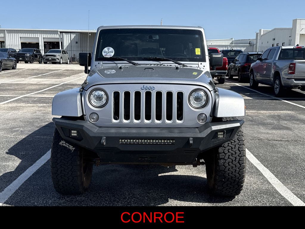 2017 Jeep Wrangler Unlimited Sahara Silver at Cook Ford