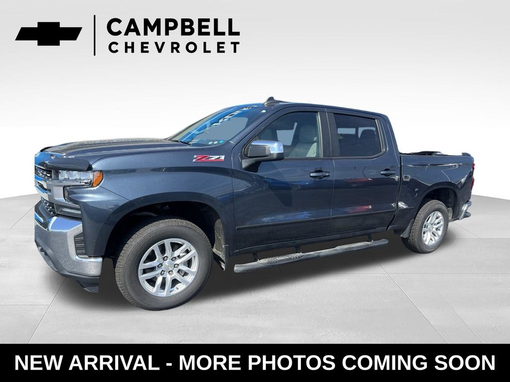 Shadow Gray Metallic 2020 Chevrolet Silverado 1500 Pickup Truck Four-Wheel Drive 8-Speed Automatic