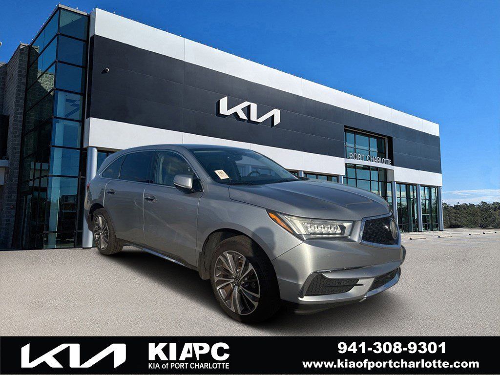 Lunar Silver Metallic 2019 Acura MDX SH-AWD with Technology Package SUV / Crossover All-Wheel Drive 9-Speed Automatic