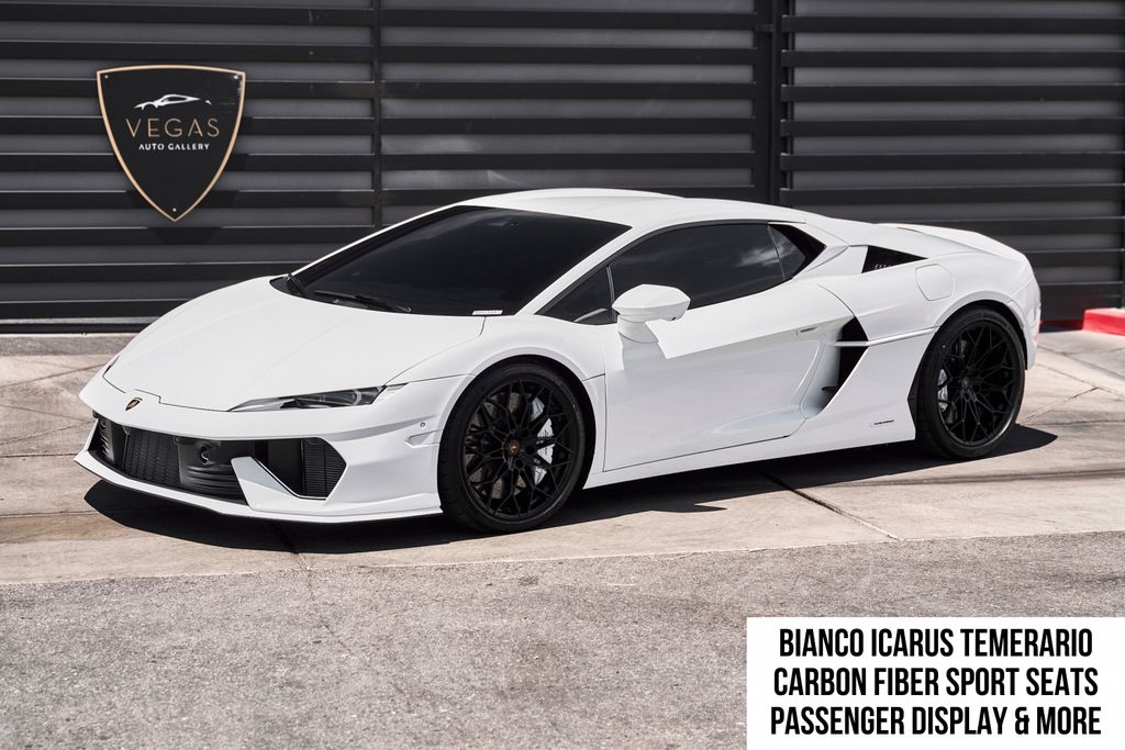 White 2026 Lamborghini Temerario AWD Coupe All-Wheel Drive 8-Speed Dual Clutch