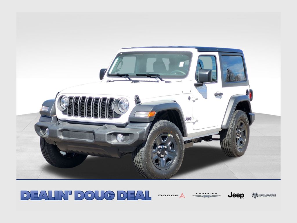 Bright White Clearcoat 2026 Jeep Wrangler SUV / Crossover Four-Wheel Drive 6-Speed Manual