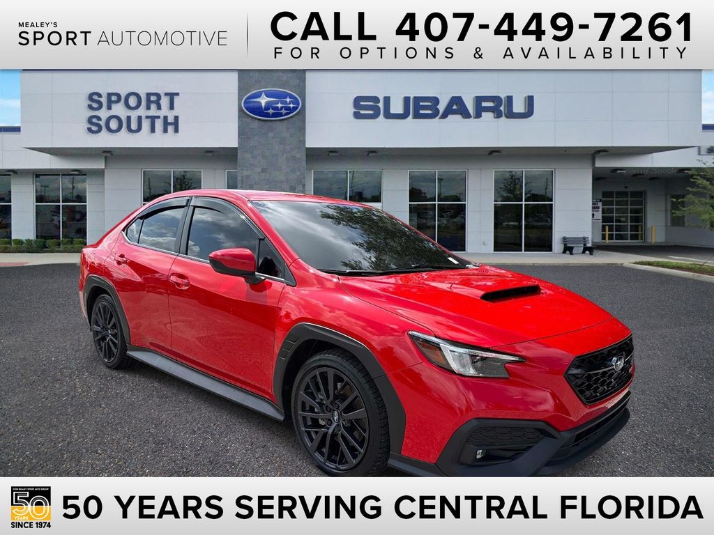 Ignition Red 2025 Subaru WRX Sedan All-Wheel Drive 6-Speed Manual