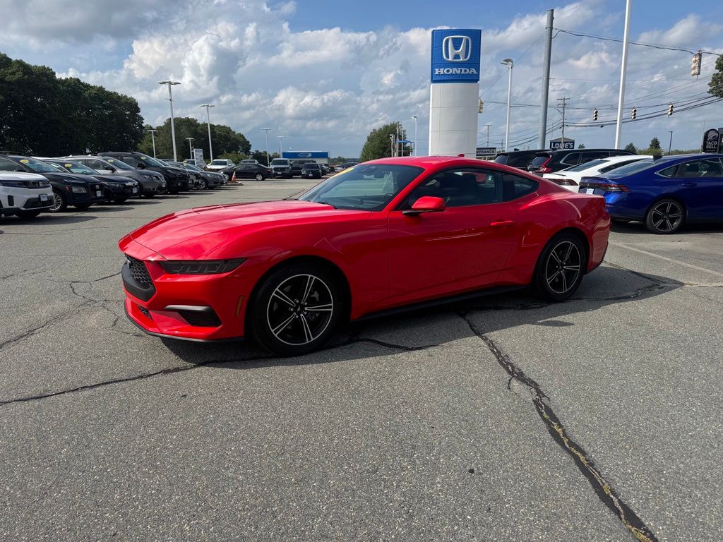 Race Red 2025 Ford Mustang Coupe Rear-Wheel Drive Automatic
