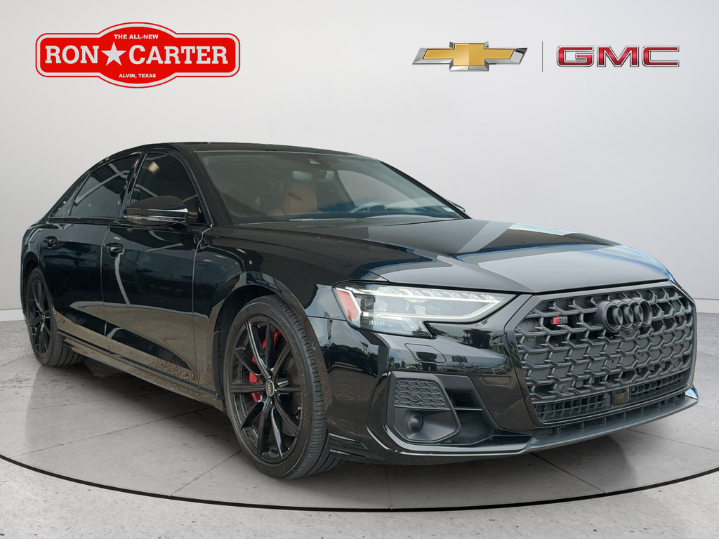 Black 2024 Audi S8 Sedan All-Wheel Drive 8-Speed Automatic