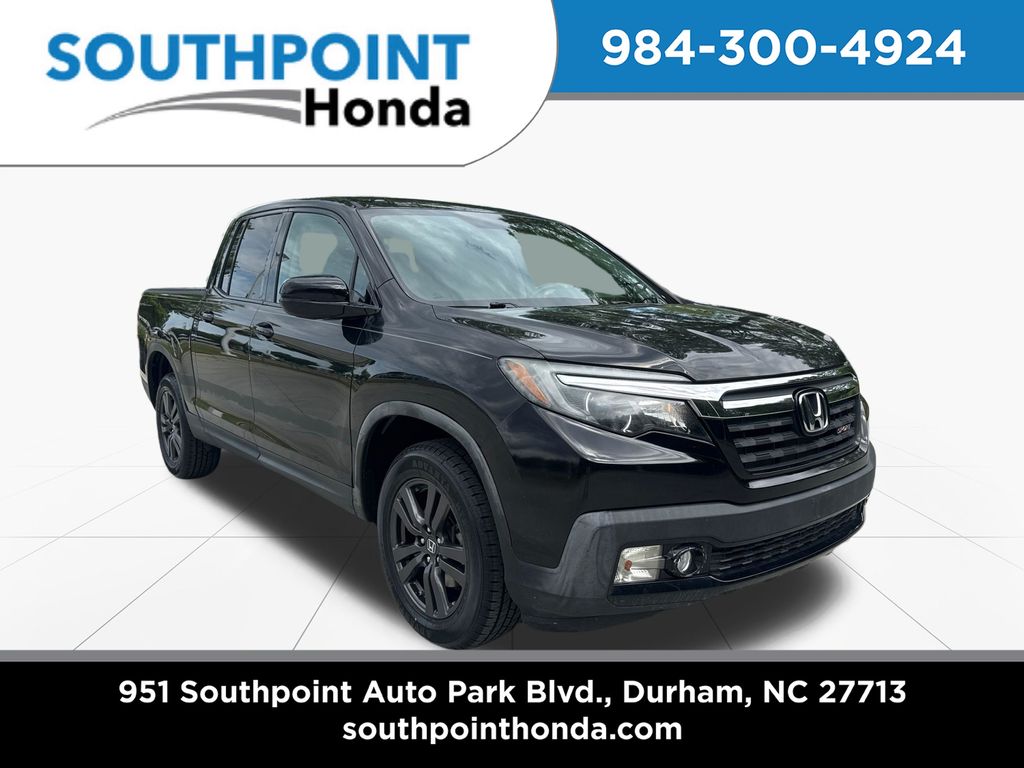 Crystal Black Pearl 2019 Honda Ridgeline Sport AWD Pickup Truck All-Wheel Drive 6-Speed Automatic