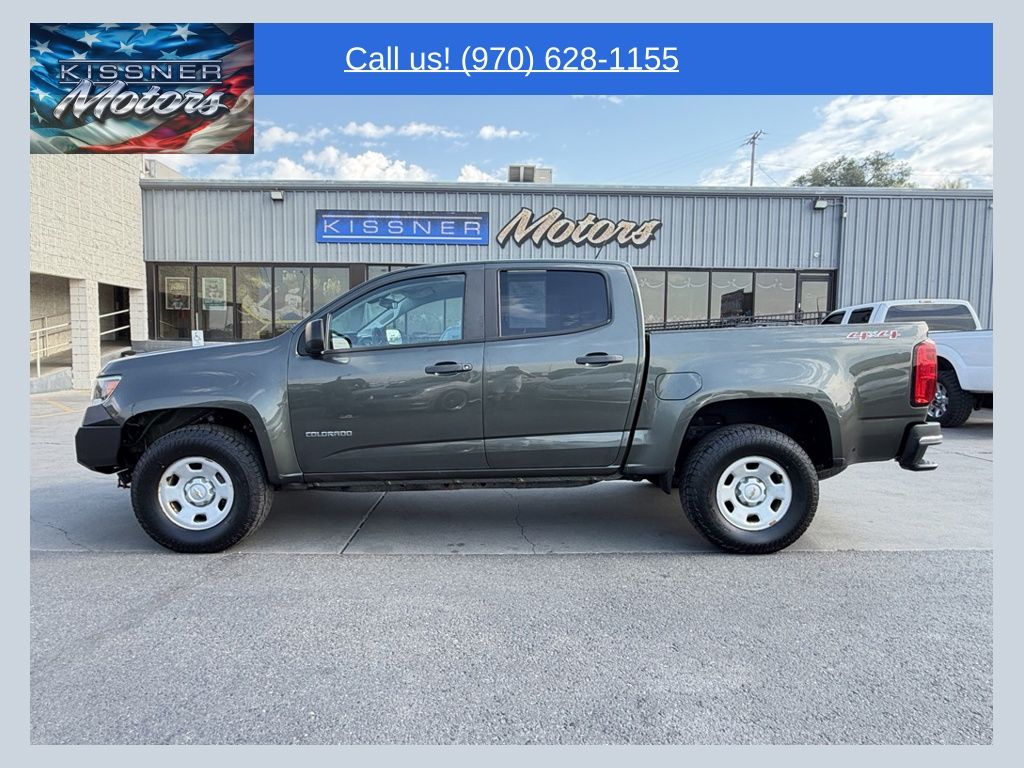 Deepwood Green Metallic 2018 Chevrolet Colorado Pickup Truck Four-Wheel Drive 8-Speed Automatic