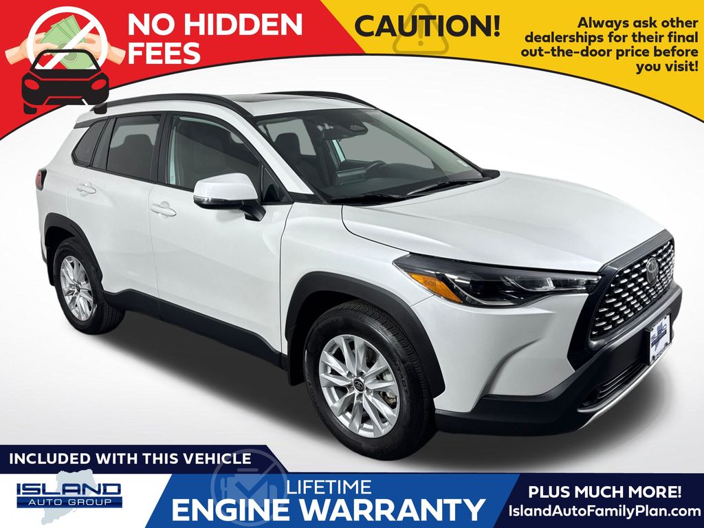 White (Wind Chill Pearl) 2023 Toyota Corolla Cross SUV / Crossover All-Wheel Drive Continuously Variable Transmission