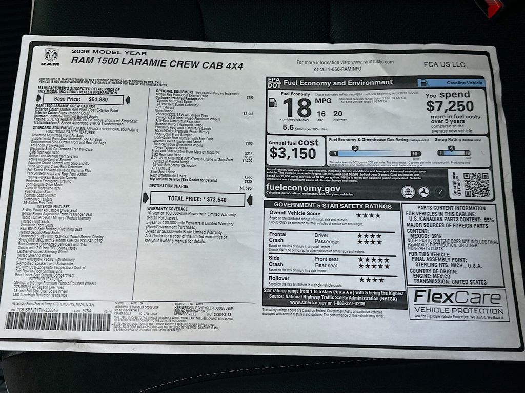 New 2026 Red Ram Laramie 12in image 20