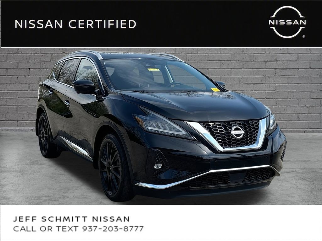 Super Black 2024 Nissan Murano SUV / Crossover Front-Wheel Drive Continuously Variable Transmission