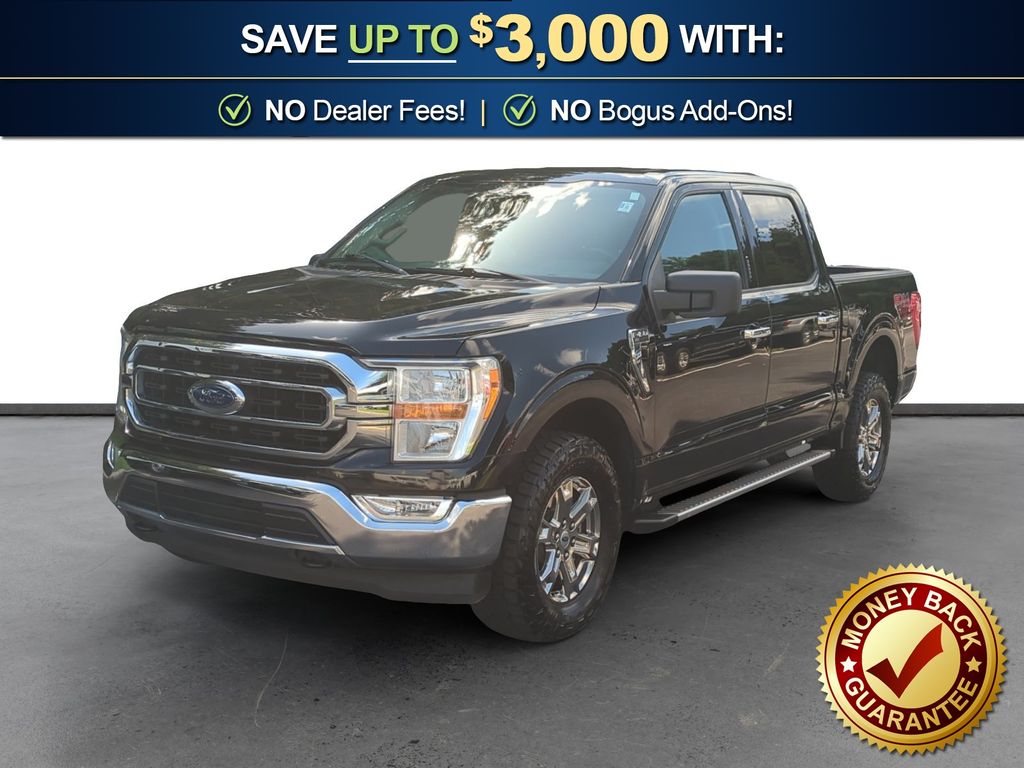 Agate Black Metallic 2022 Ford F-150 Pickup Truck Four-Wheel Drive Automatic