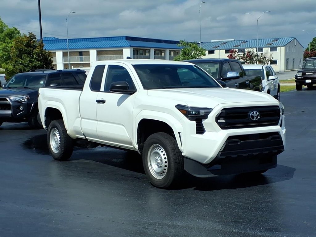 White 2025 Toyota Tacoma Pickup Truck 4X2 8-Speed Automatic