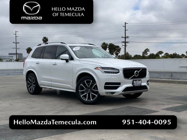 Crystal White Pearl Metallic 2019 Volvo XC90 T6 Momentum AWD SUV / Crossover All-Wheel Drive Automatic