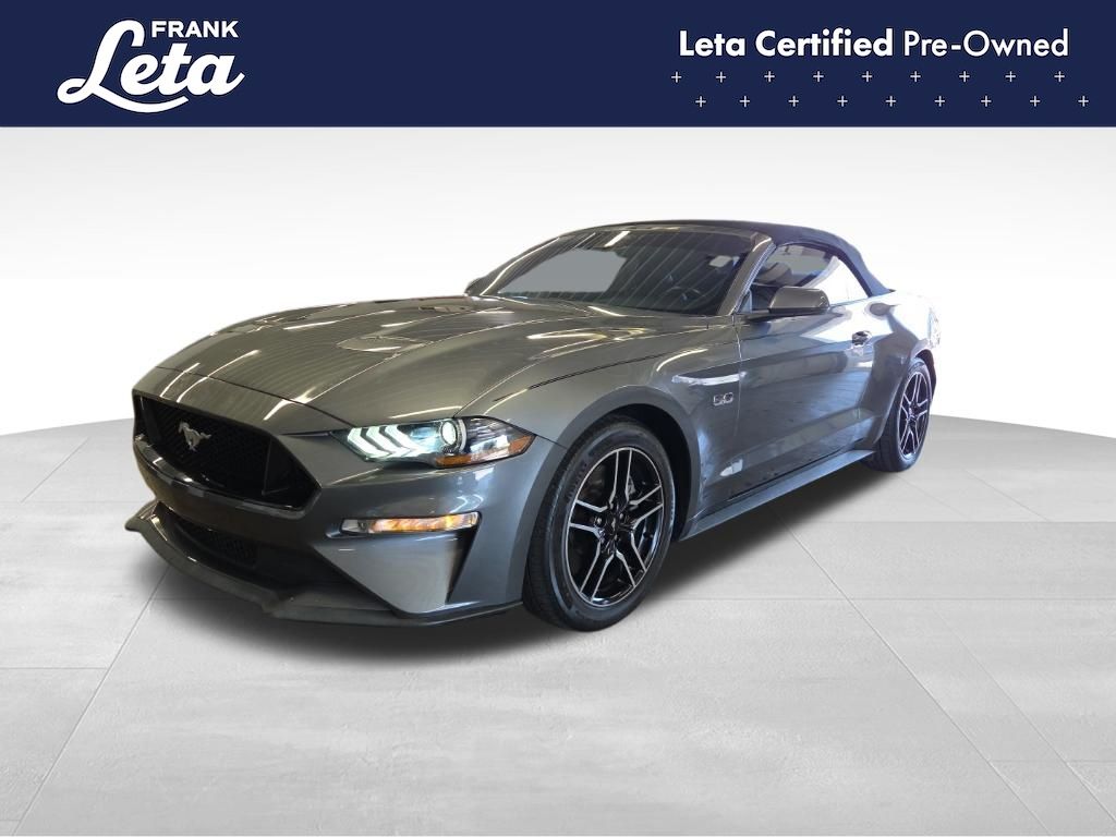 Dark Matter Gray Metallic 2022 Ford Mustang Convertible Rear-Wheel Drive Automatic