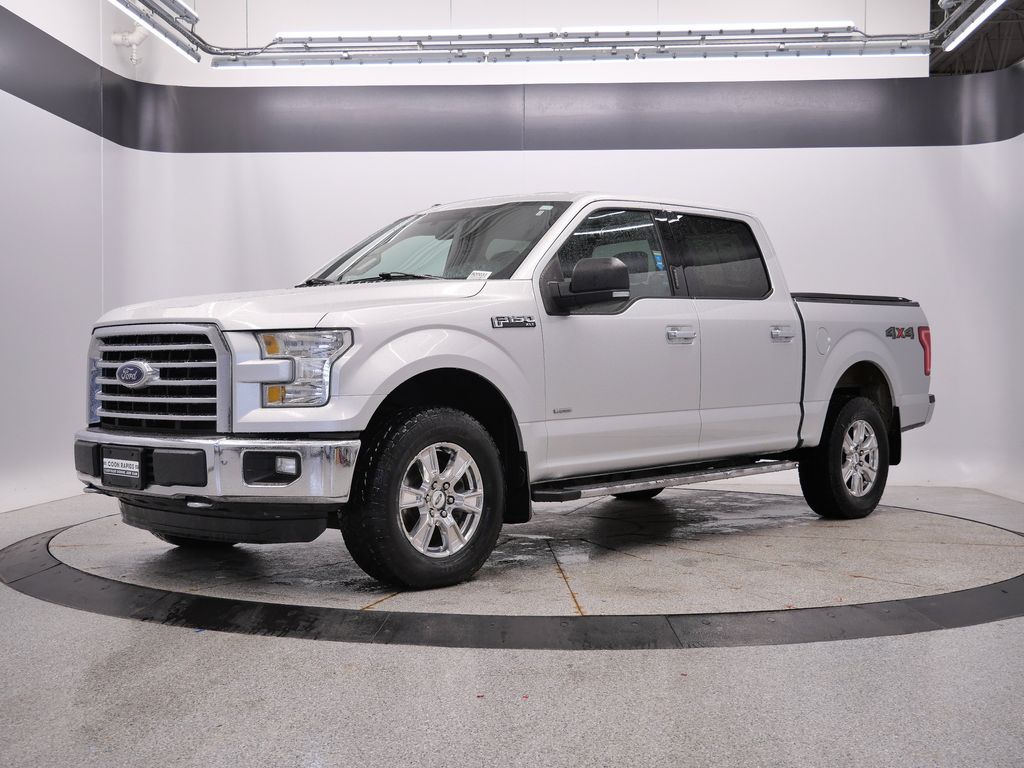 Ingot Silver 2015 Ford F-150 Pickup Truck Four-Wheel Drive 6-Speed Automatic