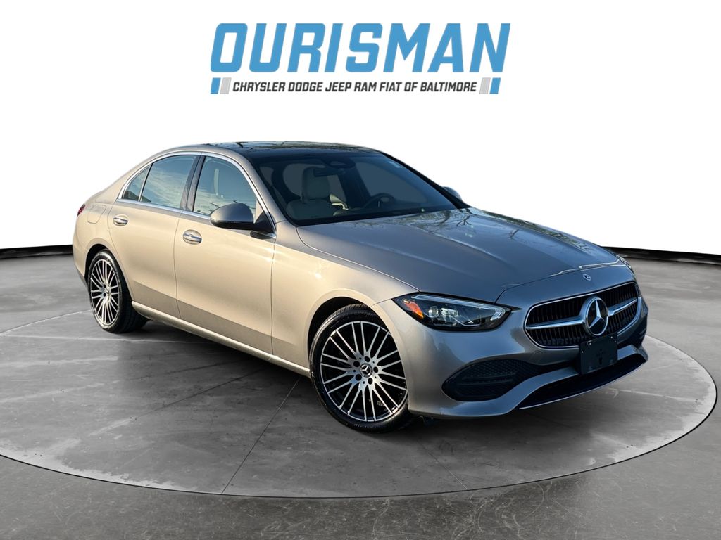Silver Metallic 2023 Mercedes-Benz C-Class C 300 4MATIC Sedan All-Wheel Drive 9-Speed Automatic