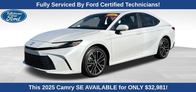 Ice Cap 2025 Toyota Camry SE FWD Sedan Front-Wheel Drive Continuously Variable Transmission