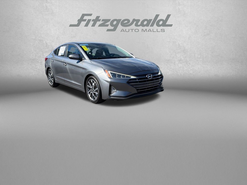 Machine Gray 2019 Hyundai Elantra Sedan Front-Wheel Drive 6-Speed Automatic