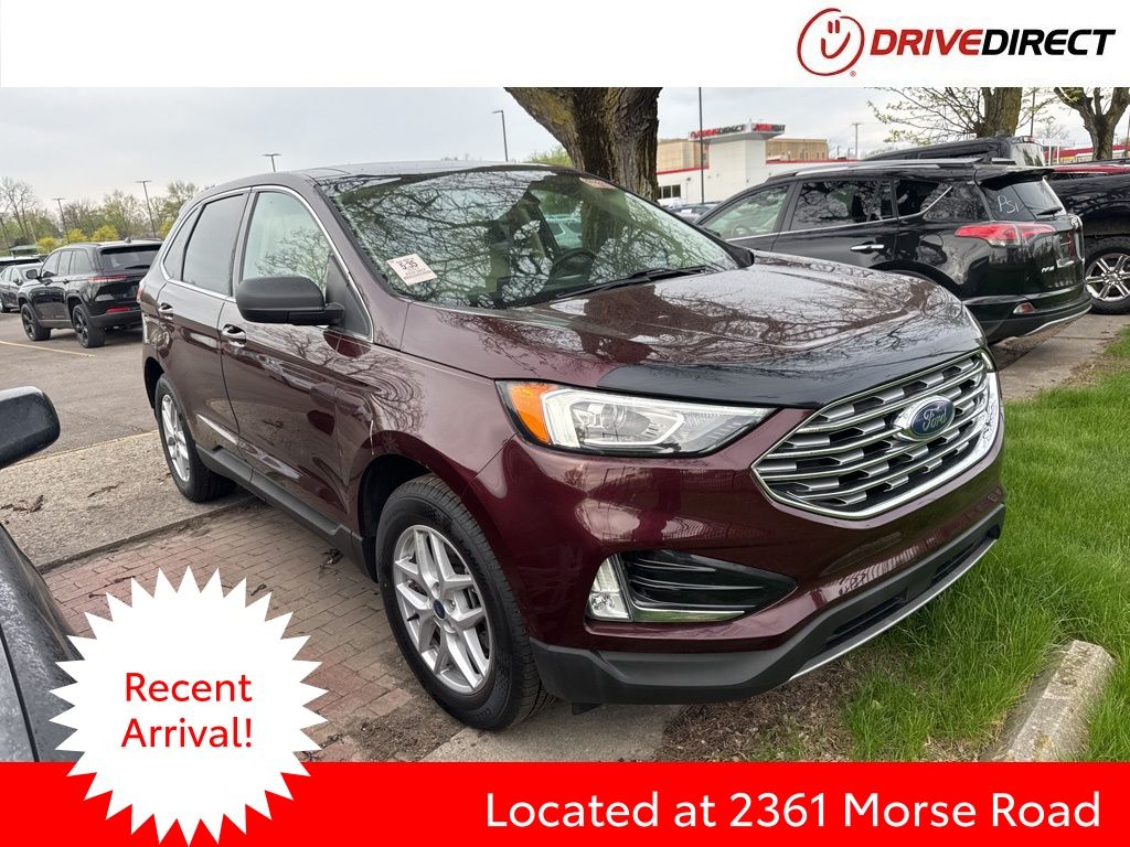 Red (Burgundy) 2021 Ford Edge SEL AWD SUV / Crossover All-Wheel Drive 8-Speed Automatic