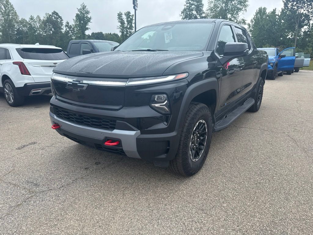 Black 2026 Chevrolet Silverado EV Pickup Truck All-Wheel Drive 1-Speed Automatic