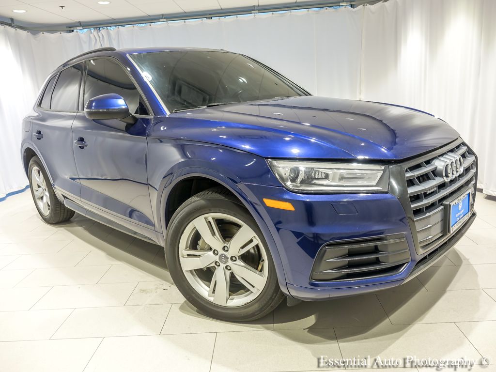 Blue Metallic 2018 Audi Q5 2.0 TFSI quattro Premium SUV / Crossover All-Wheel Drive 7-Speed Automatic